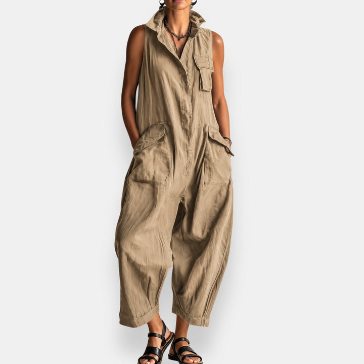 Matilda – Oversize jumpsuit med cargofickor