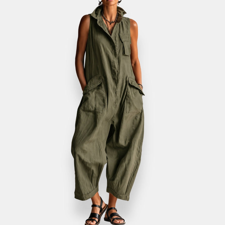 Matilda – Oversize jumpsuit med cargofickor