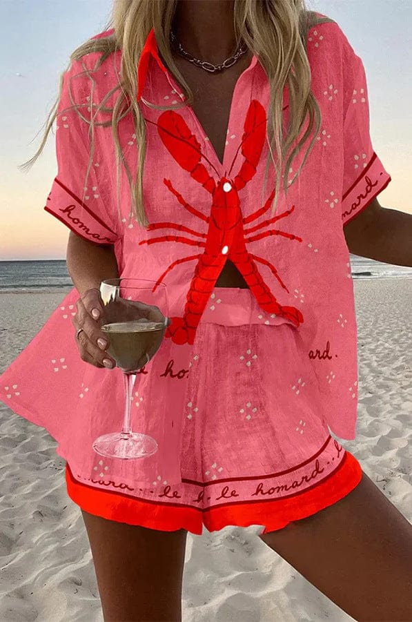 Maureen – Lekfullt strandset med hummertryck