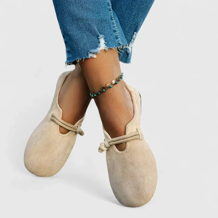 Hjördis – Ortopediska loafers med repsnodd