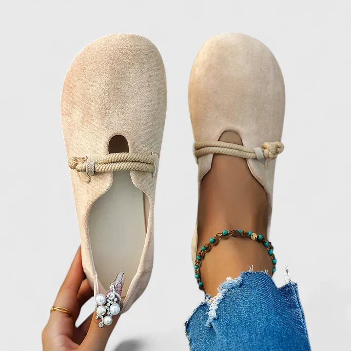 Hjördis – Ortopediska loafers med repsnodd