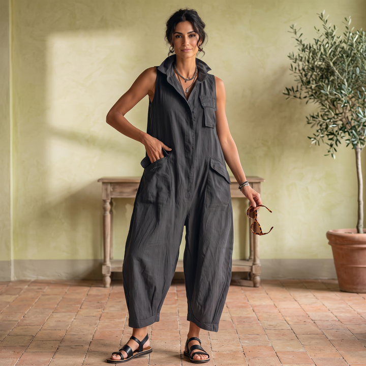 Matilda – Oversize jumpsuit med cargofickor
